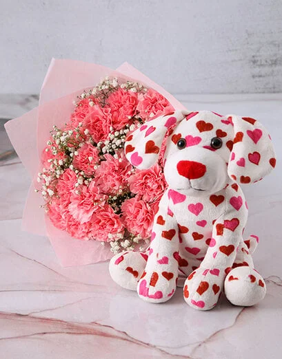 Precious Moments Pink Carnations - Product image