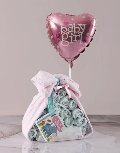Pretty Pink Nappy Stack - Product image