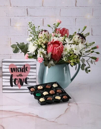 Prim and Proper Mixed Protea Bouquet - Product image