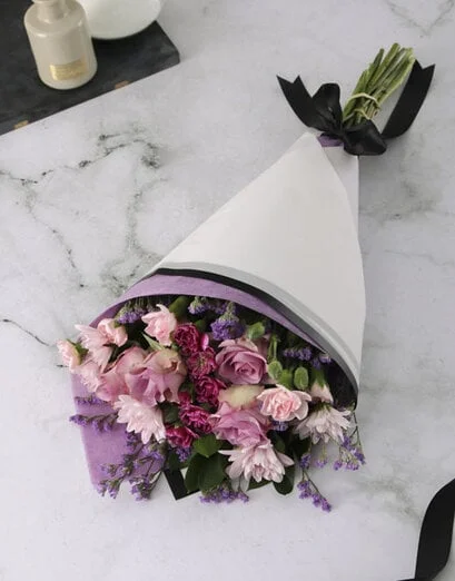 Purple Bloom Garden Inspired Bouquet - Product image