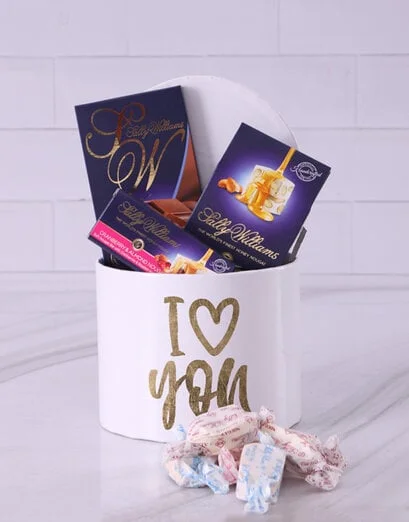 Sally Williams Love You Hat Box