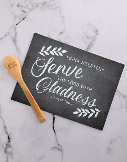 Serve the Lord Chopping Board - Product image