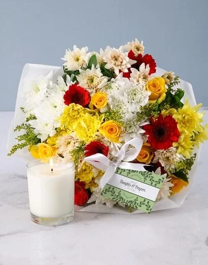 Shades Of Sunlight Sympathy Bouquet - Product image