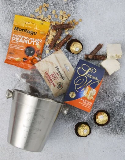 Sophisticated Sips And Snacks Basket - Product image