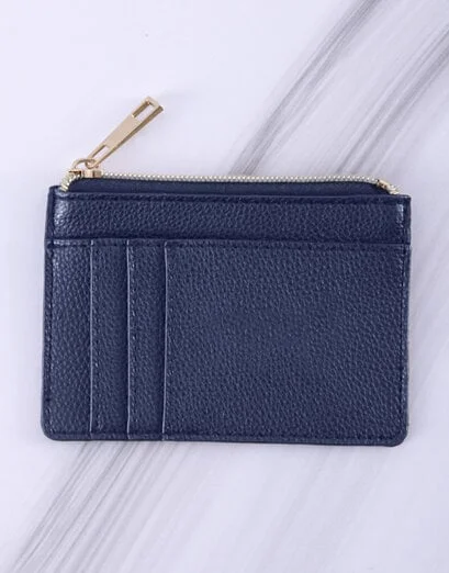 Stylish Navy Card Holder - Product image