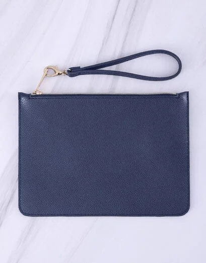 Stylish Navy Slim Pouch - Product image