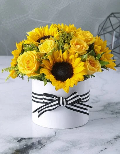 Sunflower and Lily Box - Product image