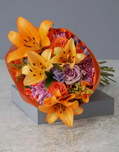 Sunset And Storm Mixed Flowers - Product image