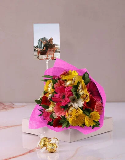 Sunset Edible Bouquet With Fridge Magnet