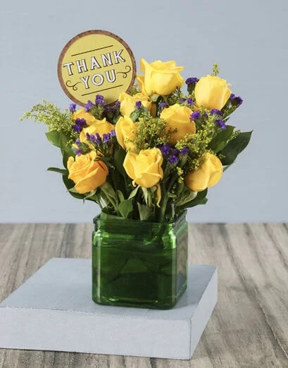Sunshine Yellow Thank you Roses - Product image