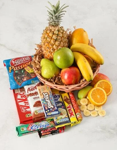 Sweet Nibbles Fruit Basket - Product image