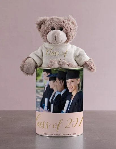 Teddy in a Graduation Tin - Product image