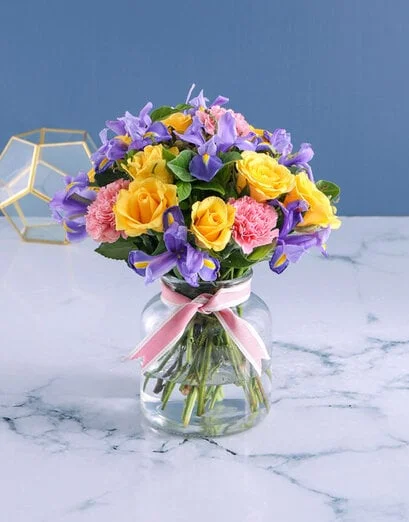 Vase of Bright and Blissful Blooms - Product image