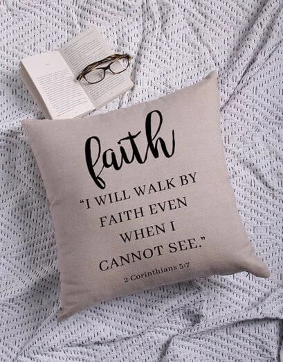 Walk By Faith Scatter Cushion - Product image