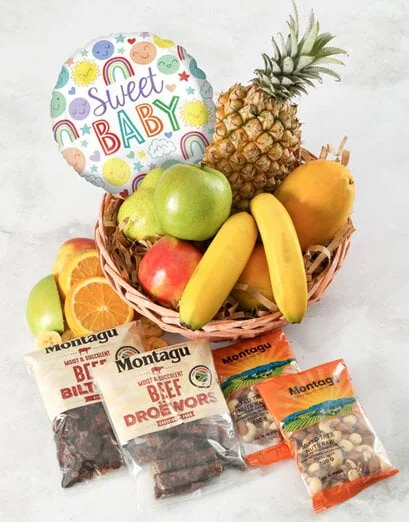 Welcome Sweet Baby Fruit Basket
