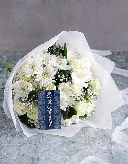 White Bouquet Of Sympathy - Product image