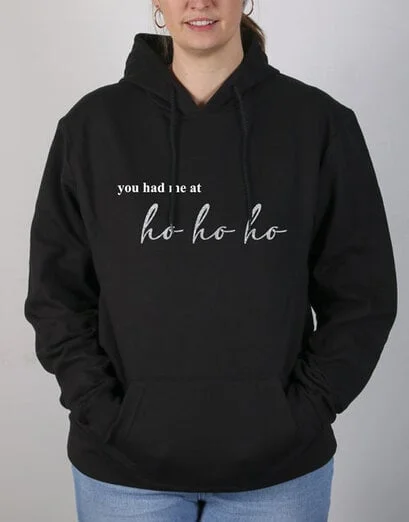 You Had Me At HoHoHo Ladies Hoodie - Product image